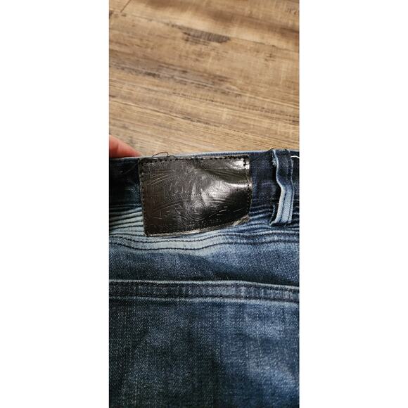 Smoke Rise 36x32 Men Jeans Distressed Waist Tag Not Fully Attached See Pics 2119 - Picture 6 of 7